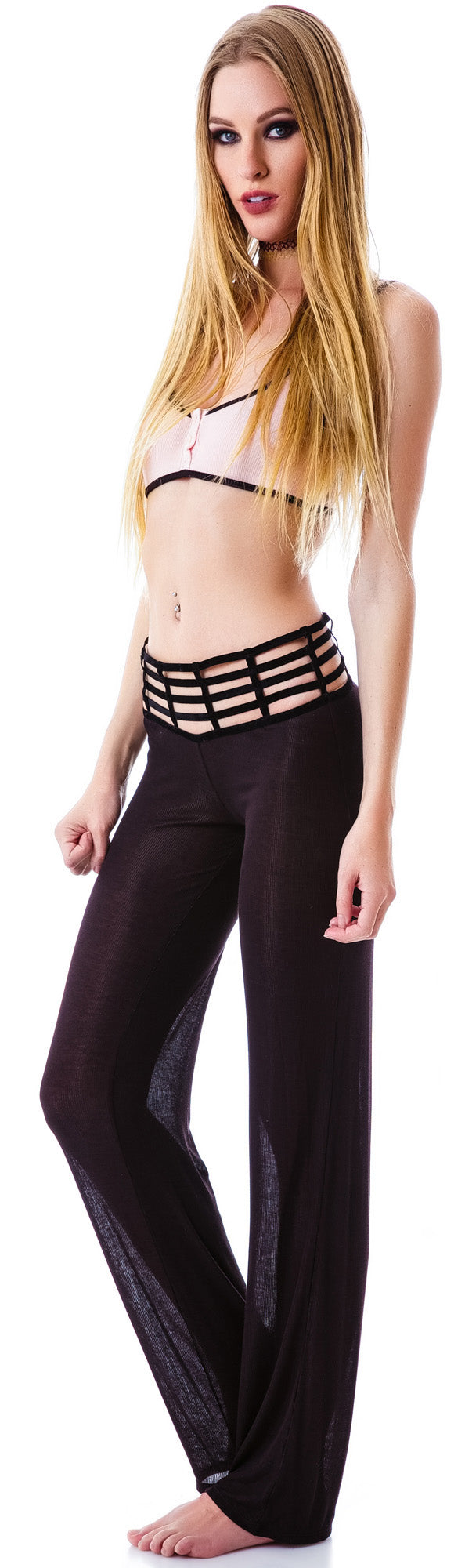 Caged Bird Pants - Black