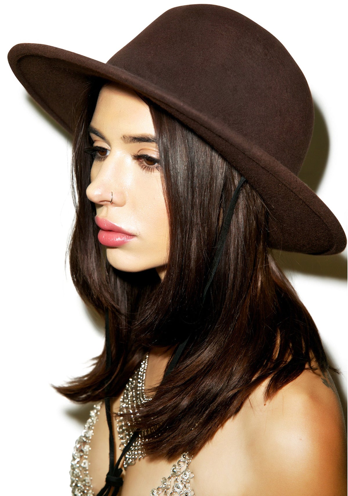 Celine Wool Hat - Black