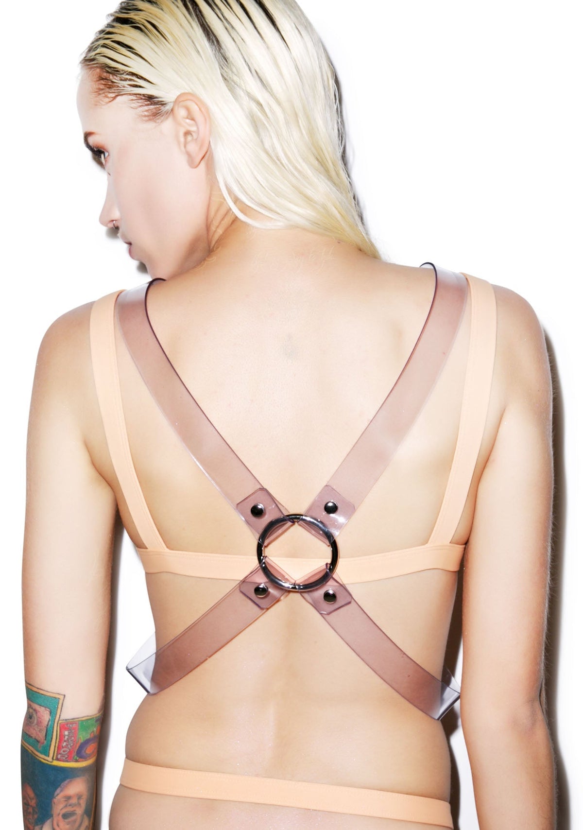 Crossed Out Harness - Black