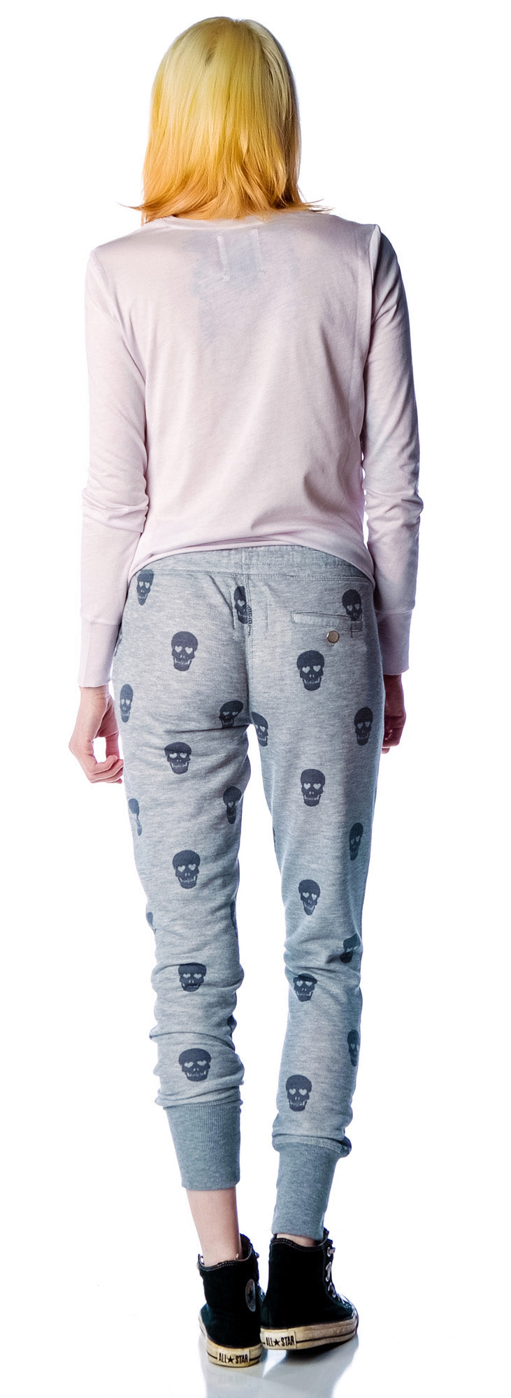 Skull Sweatpants - Black