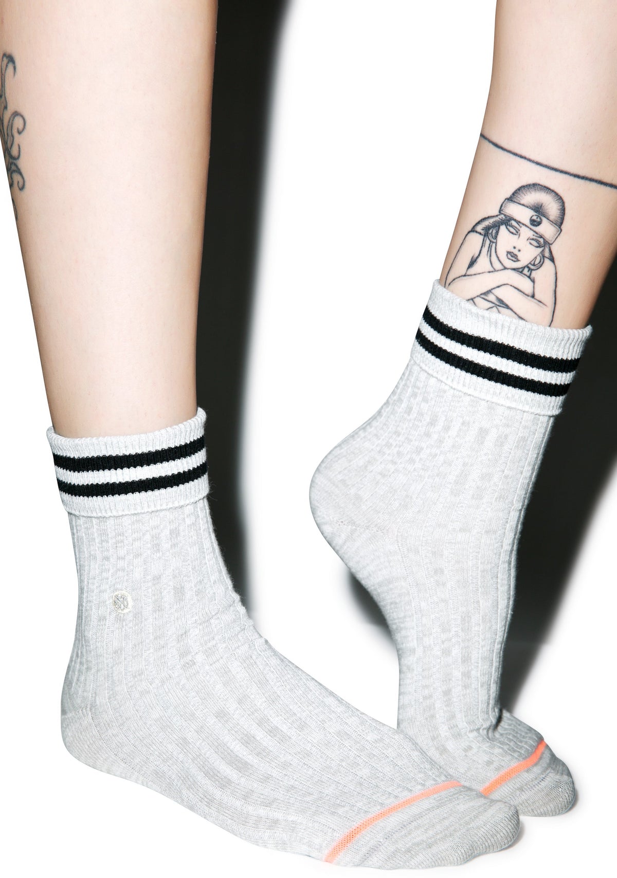 Sirianna Heather Anklet Sock - Gray