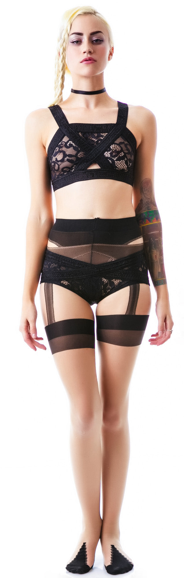 X Rated Sporty Bralette - Black