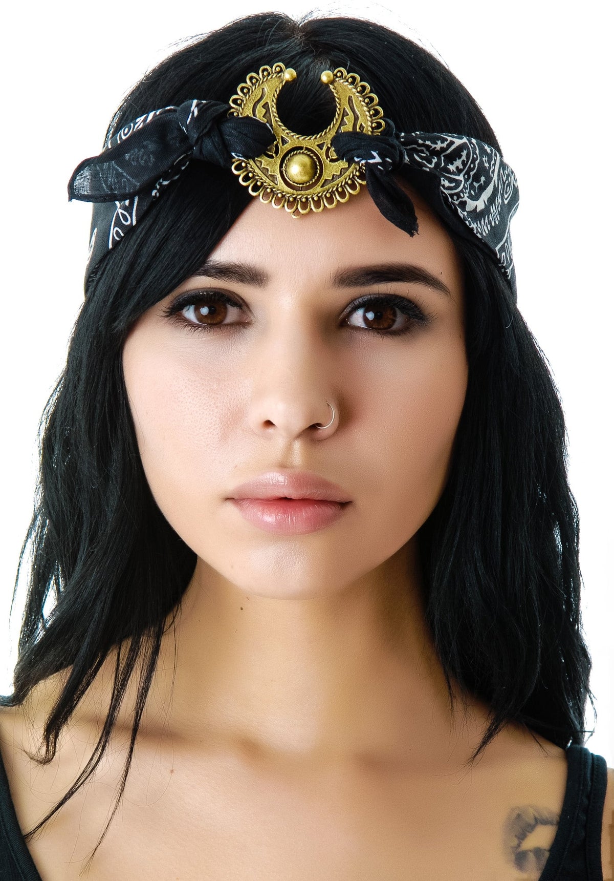 Mercutio Scarf Headpiece - Purple