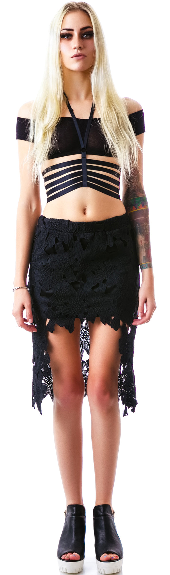 Versailles Garden Skirt - Light Orange