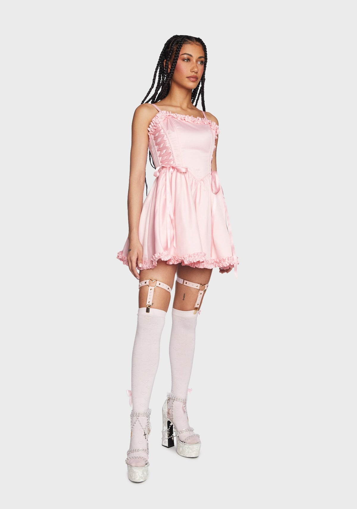 Blessed Hearts Garter Set