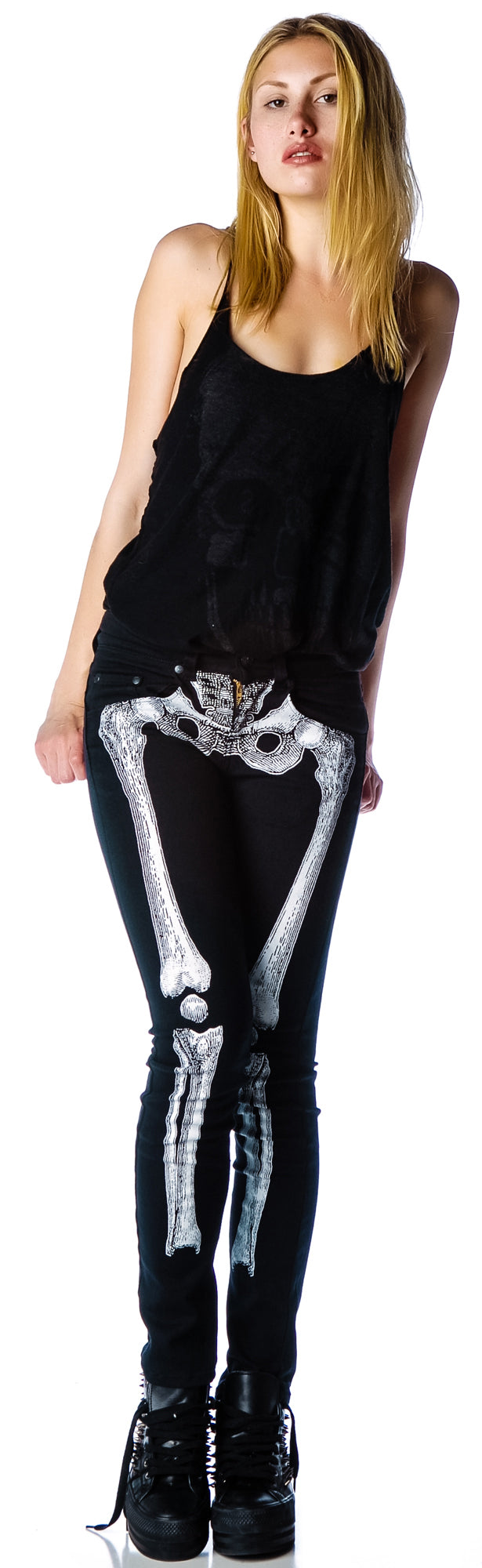 Skelebone Jeans - Black