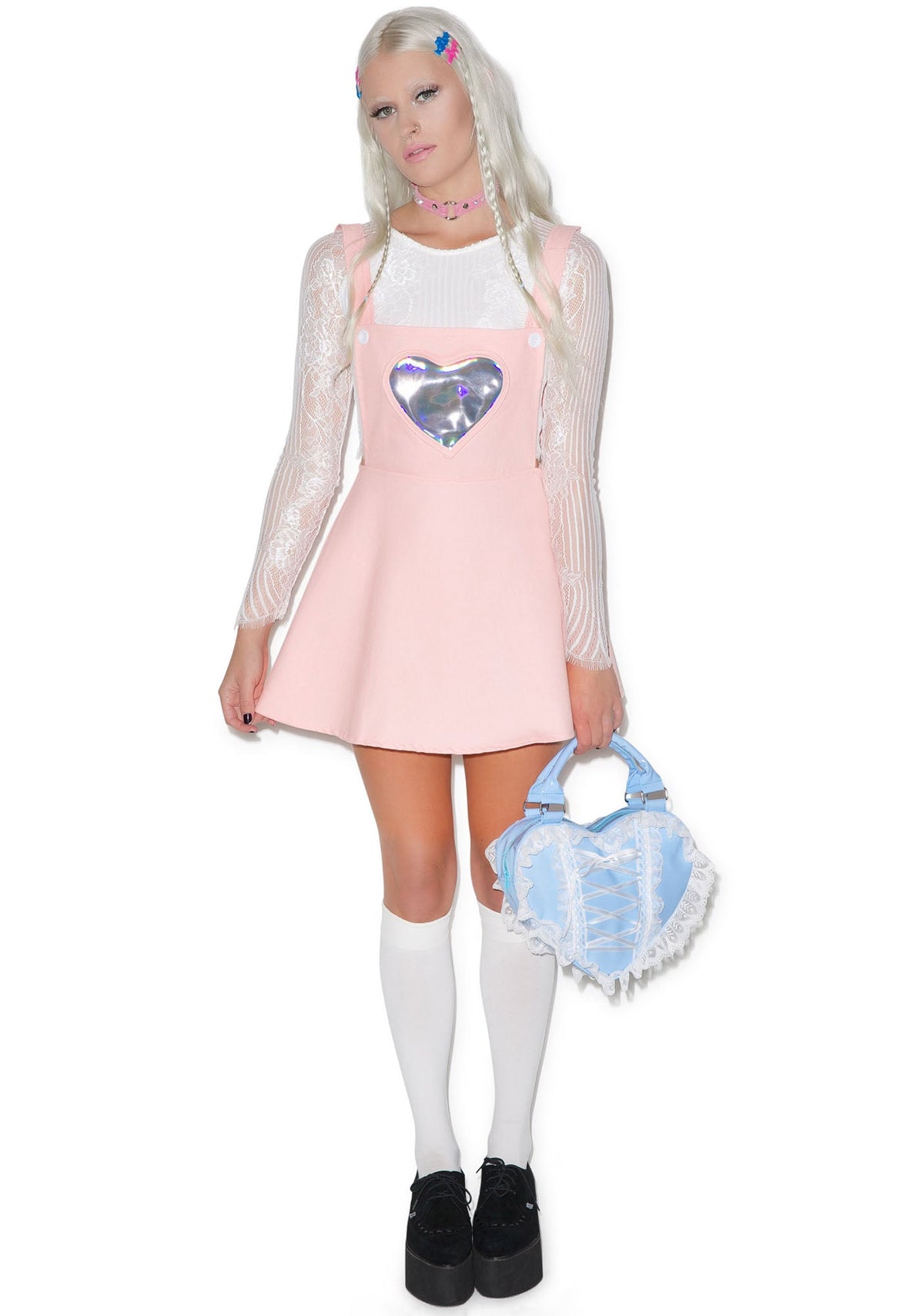 Playin' With Yer Heart Jumper - Light Blue
