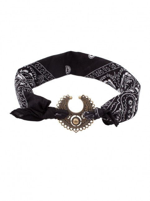 Mercutio Scarf Headpiece - Red