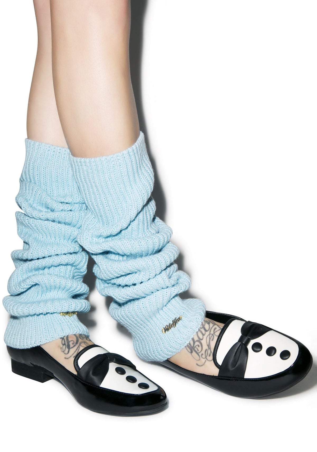 Chunky Knit Leg Warmers - Light Brown