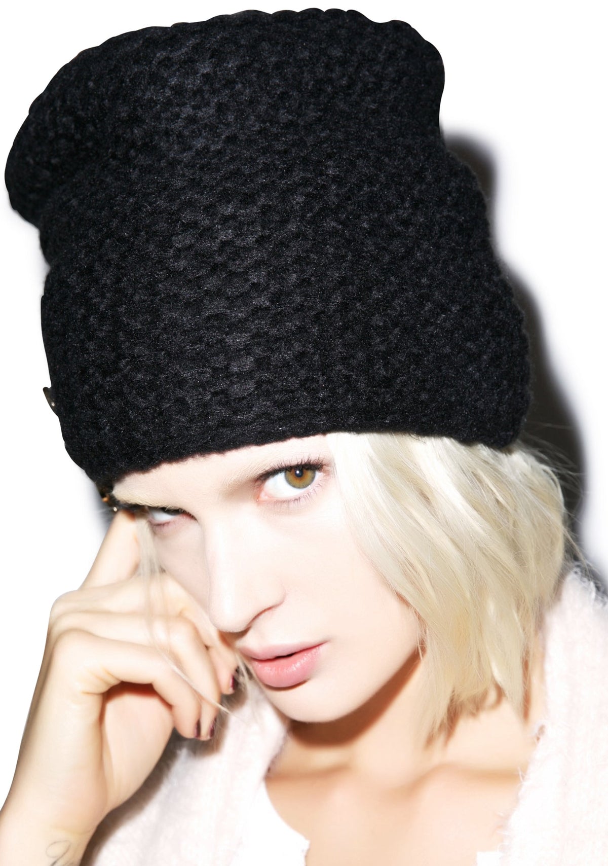 Solid Color Beanie - Dark Blue