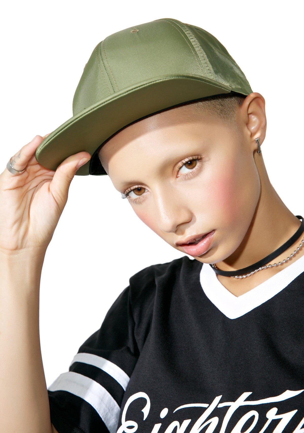 Nylon MA-1 Snapback - Black