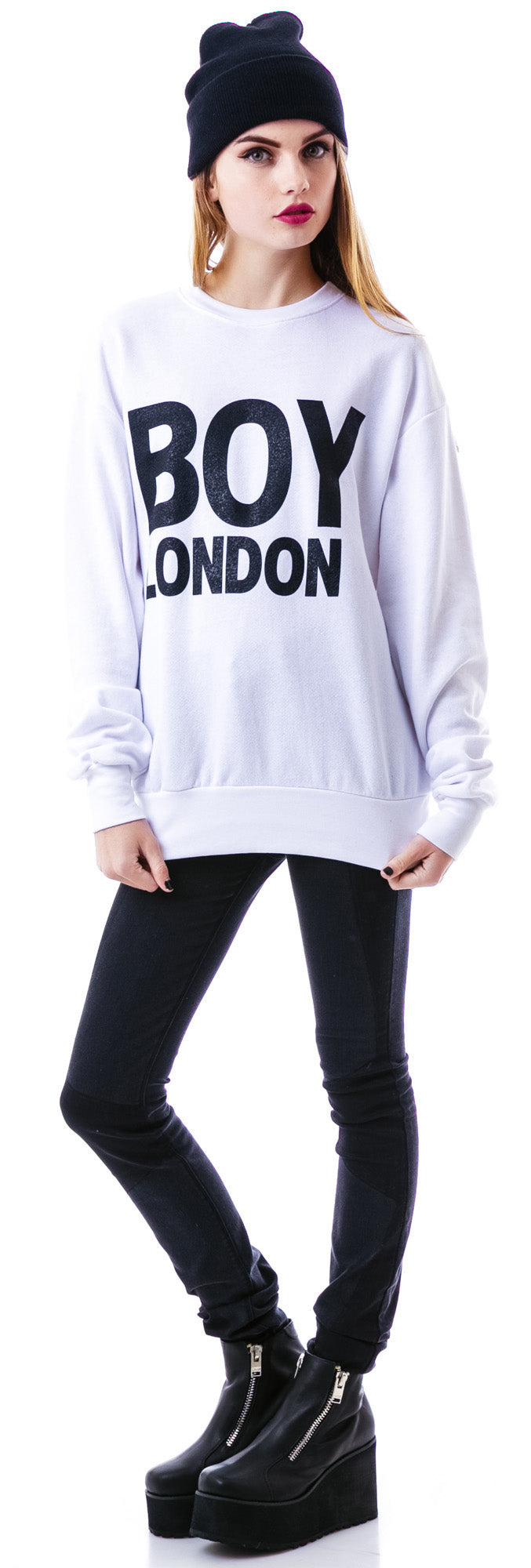 BOY London Pullover Sweater - Black