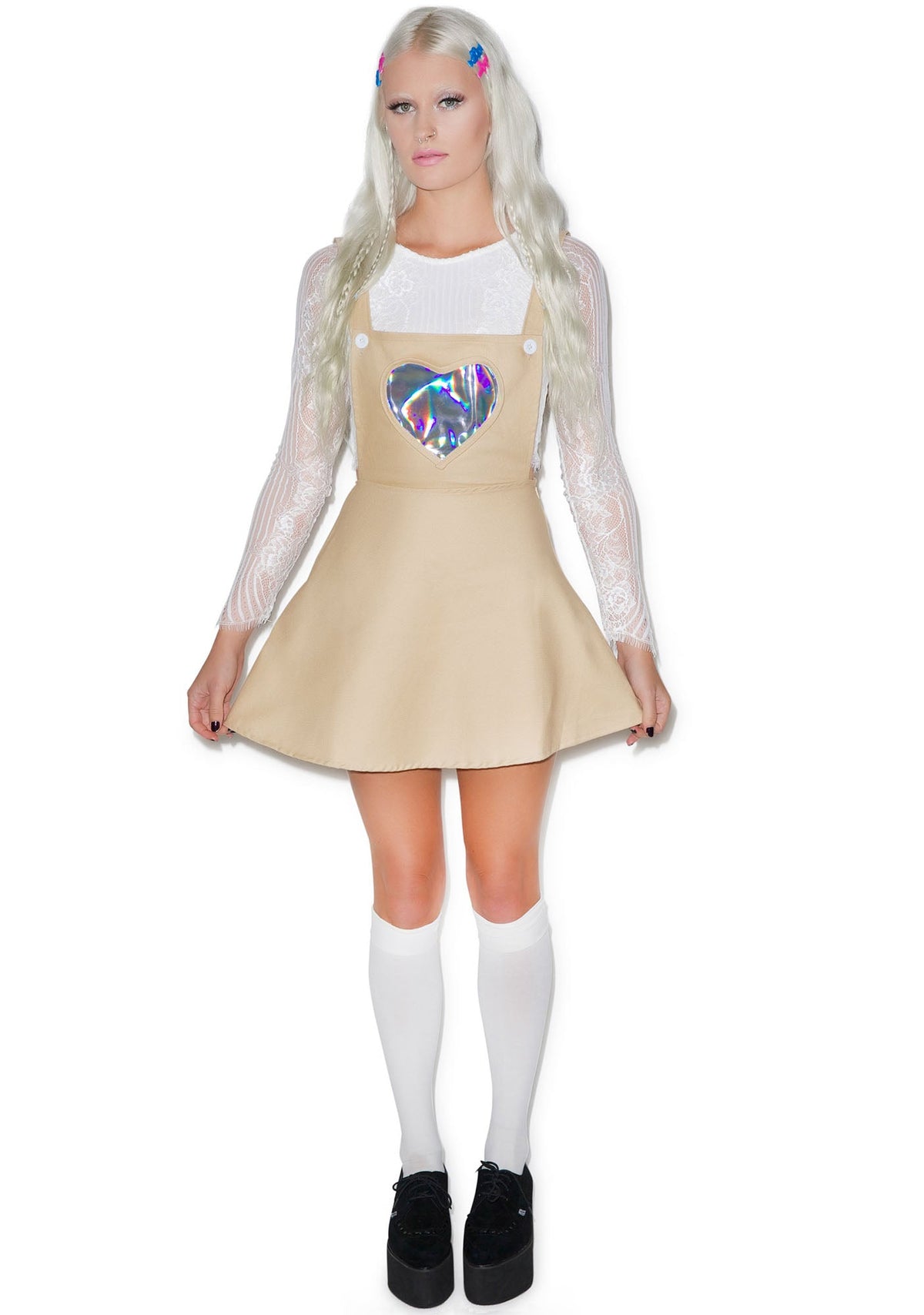 Playin' With Yer Heart Jumper - Light Blue