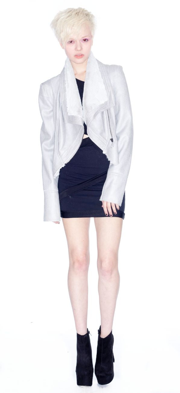 Stella & Jamie Leon Coat - Silver