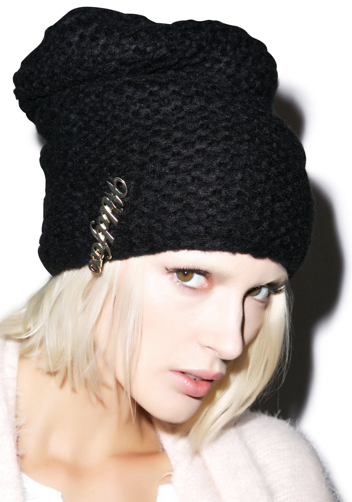 Solid Color Beanie - Light Brown