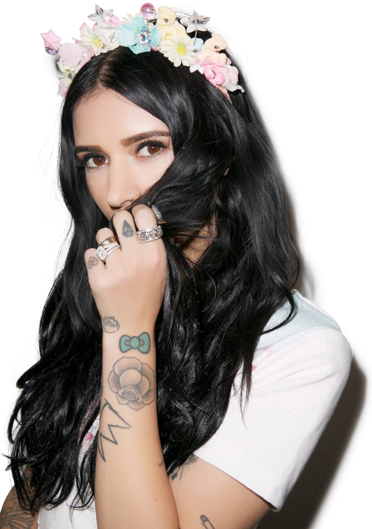 Flower Bomb Headband - Orange