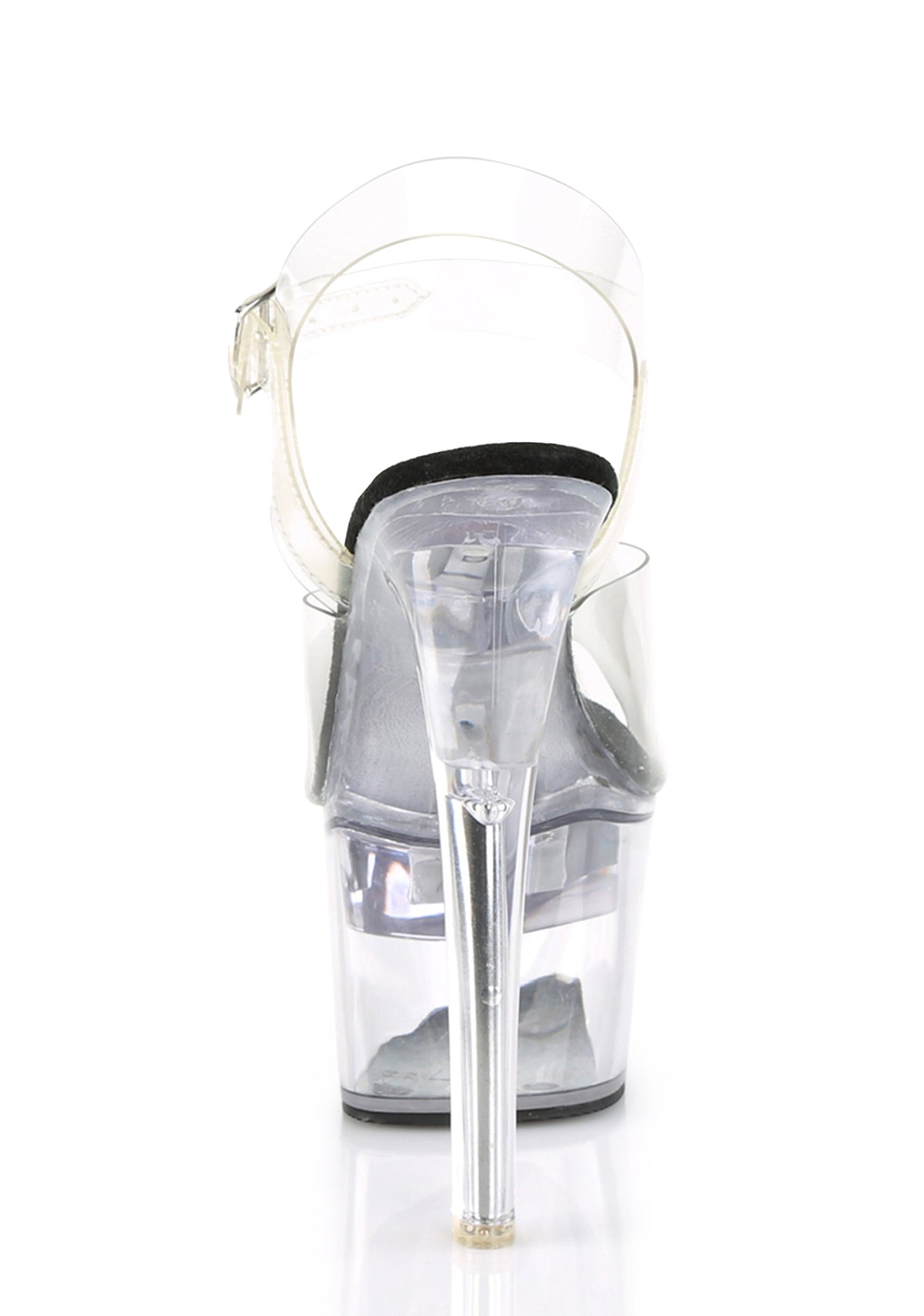 Flashdance-708 Platform Light Up Sandals - Clear