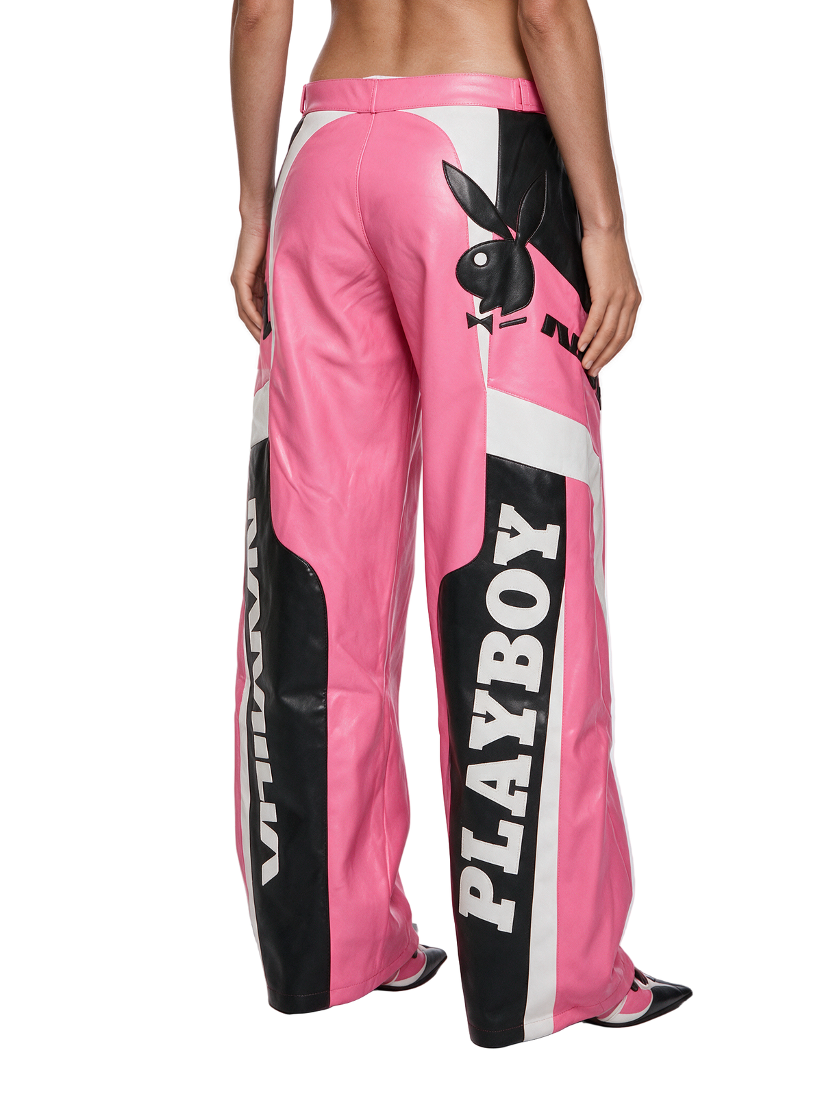 Playboy Moto Pants - Pink