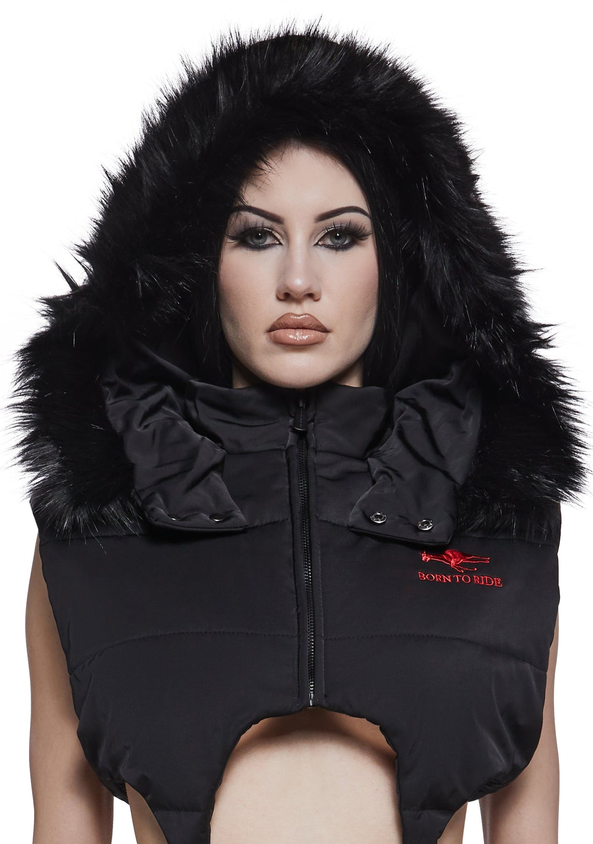Born To Ride Puffer Vest