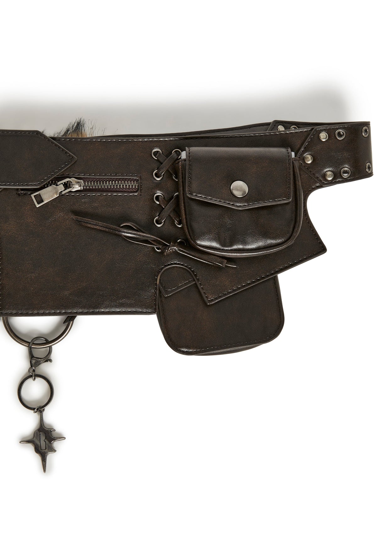 Siren Fur Pocket Leather Belt