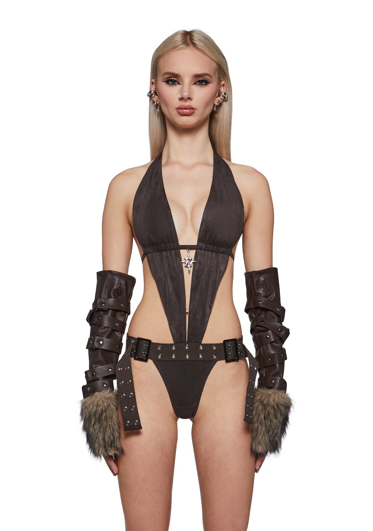 Siren Utility Halter Bodysuit