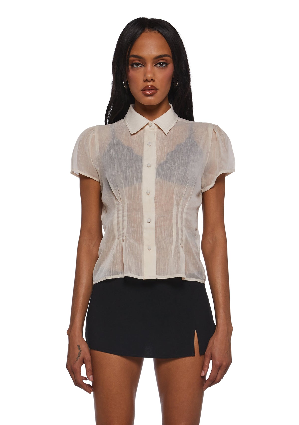 Total Charm Chiffon Blouse