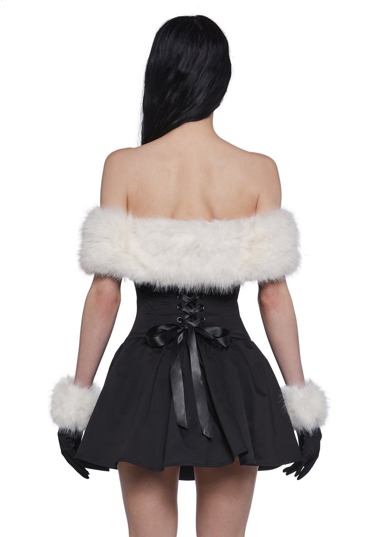 Moody And Bright Mini Dress And Gloves Set