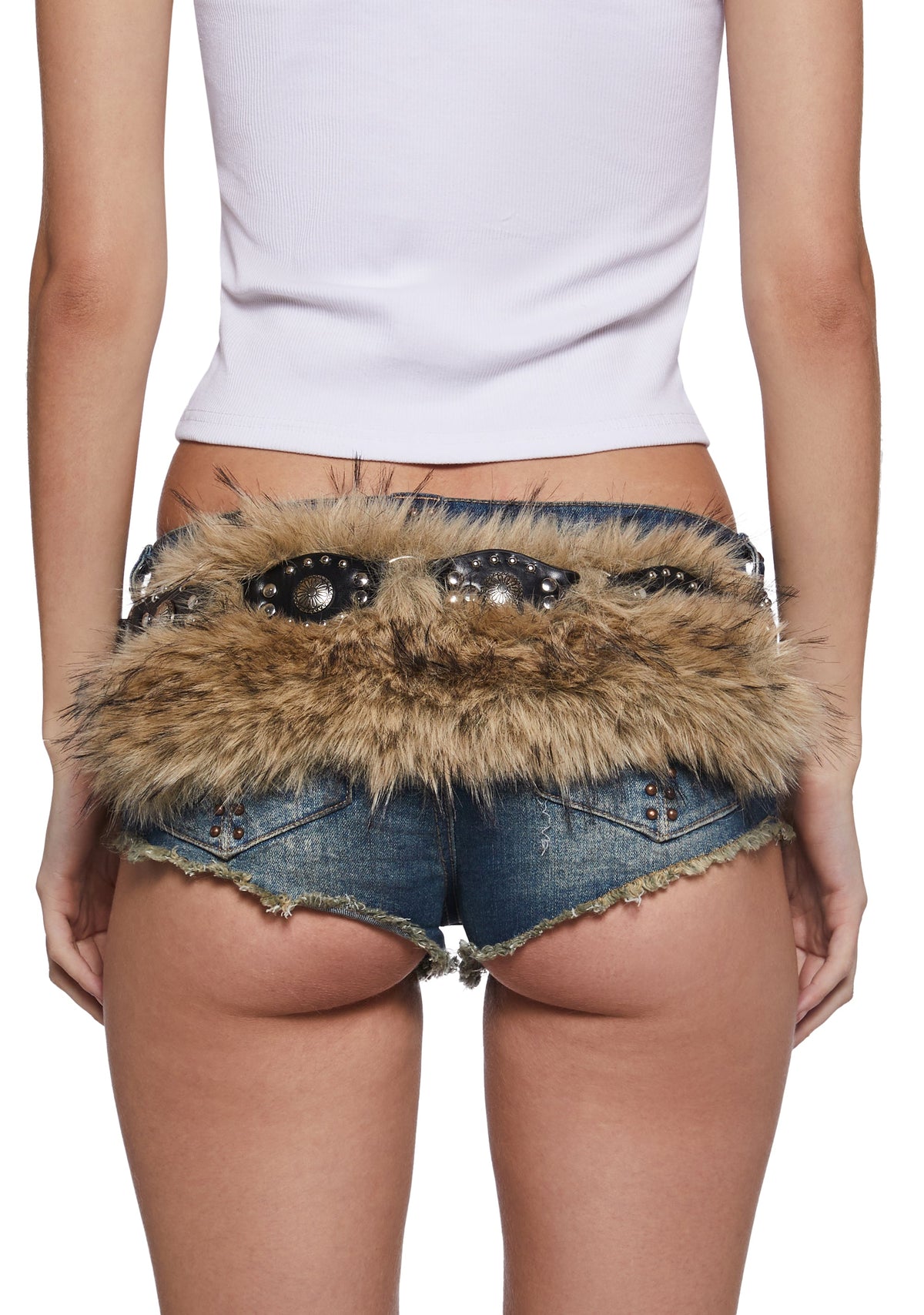 No Shade Studded Buckle Belt