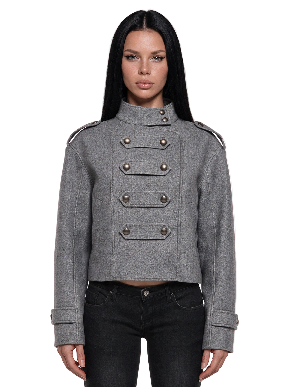 Military Parade Peacoat Bomber Jacket