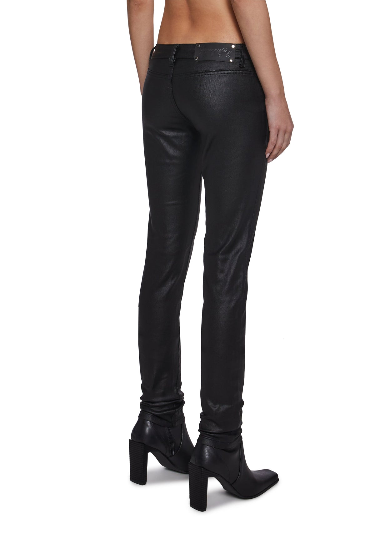 Born To Rock Wax Denim Skinny Jeans