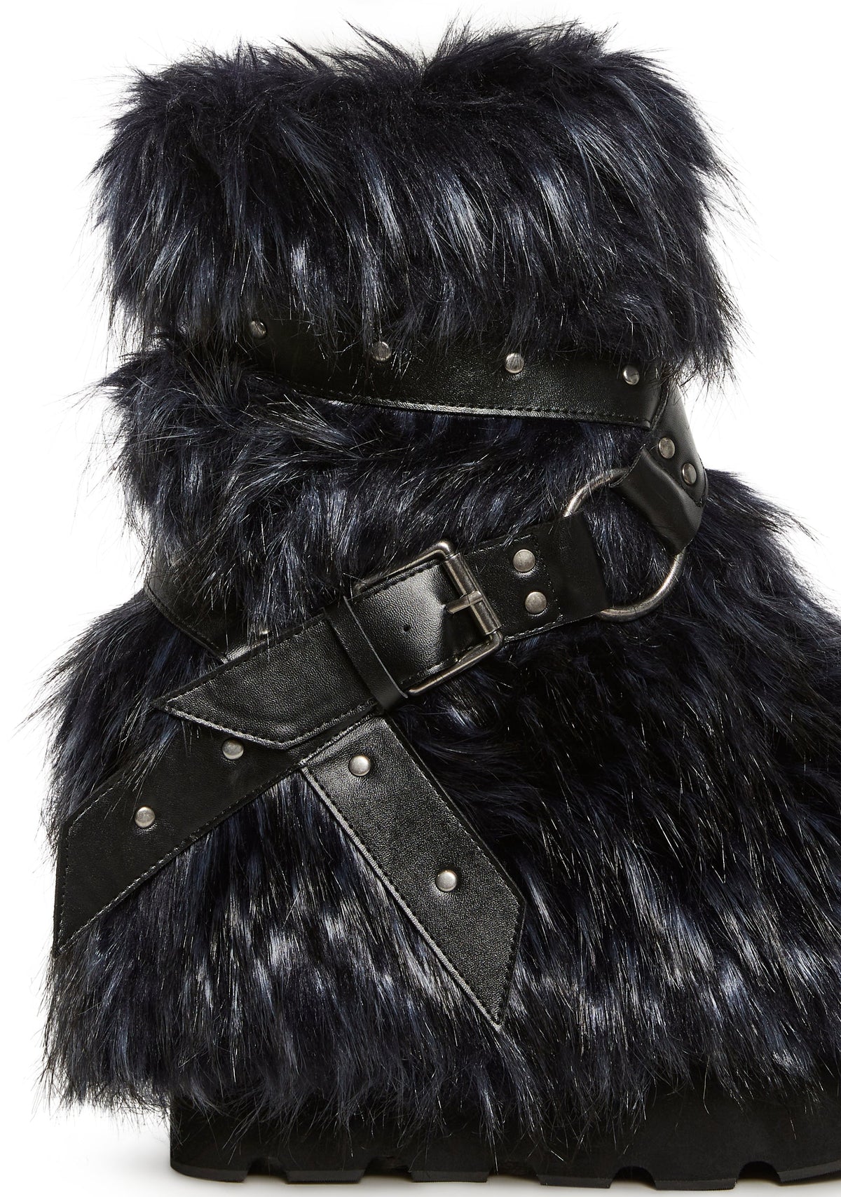 Low Wild Instincts Faux Fur Boots - Blue