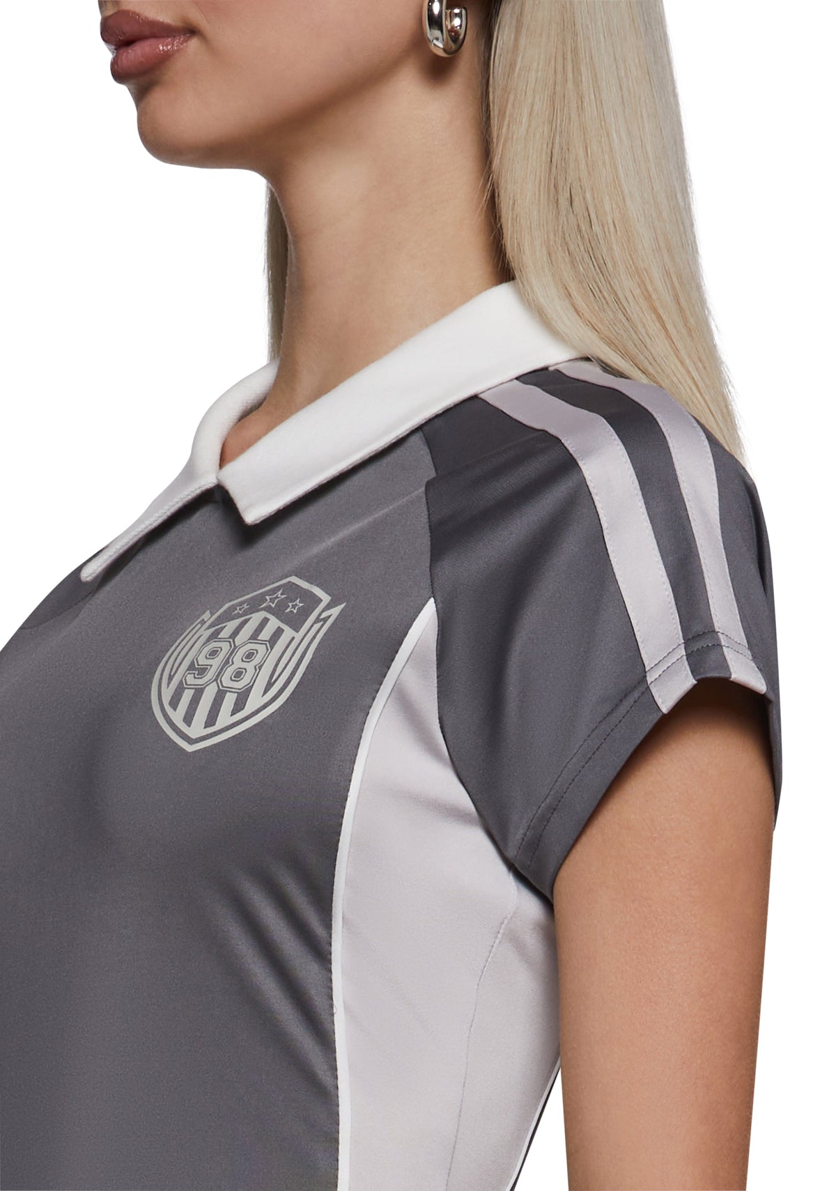 Triple Threat Fitted Polo Top