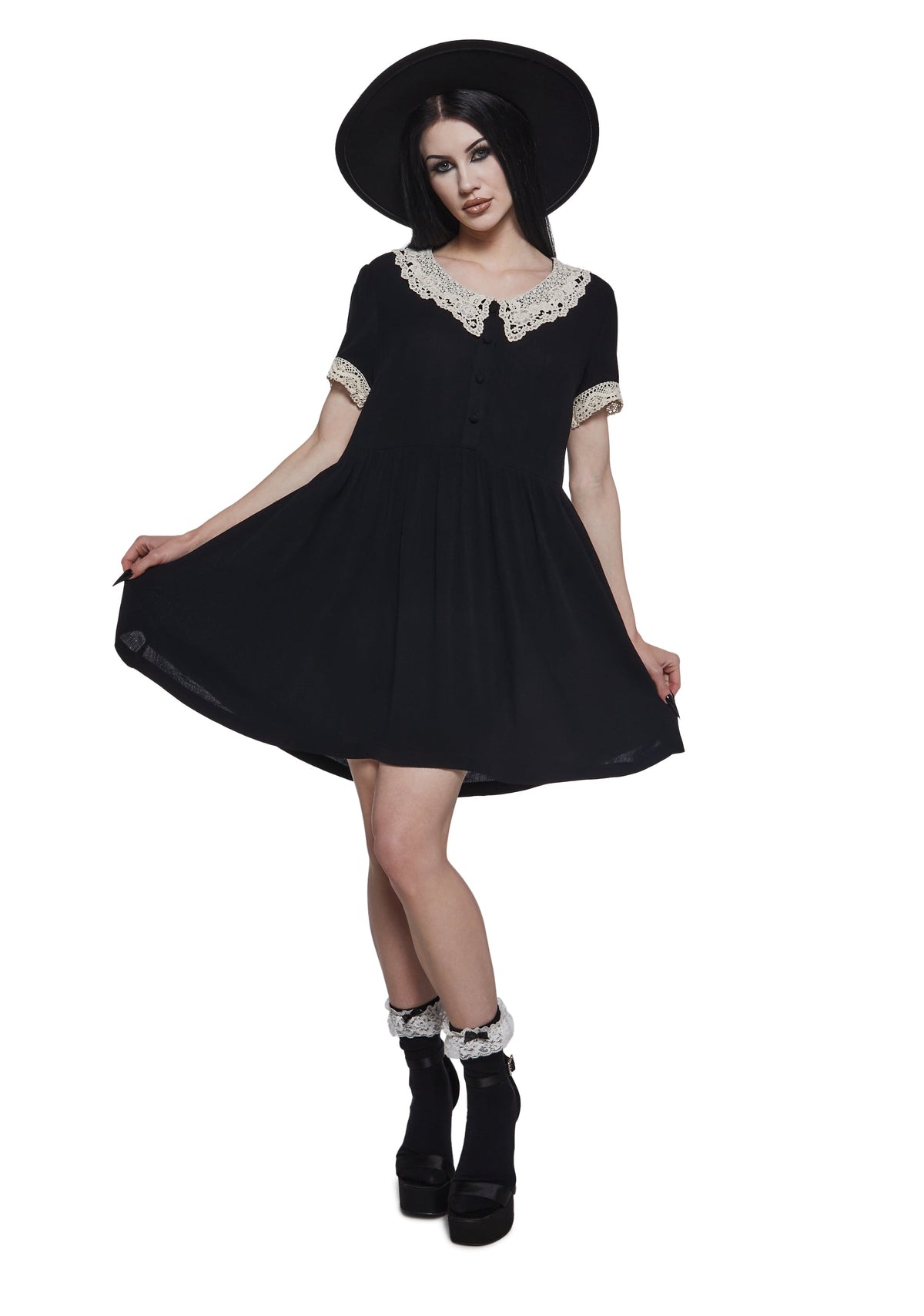 Goth Doll Mini Dress