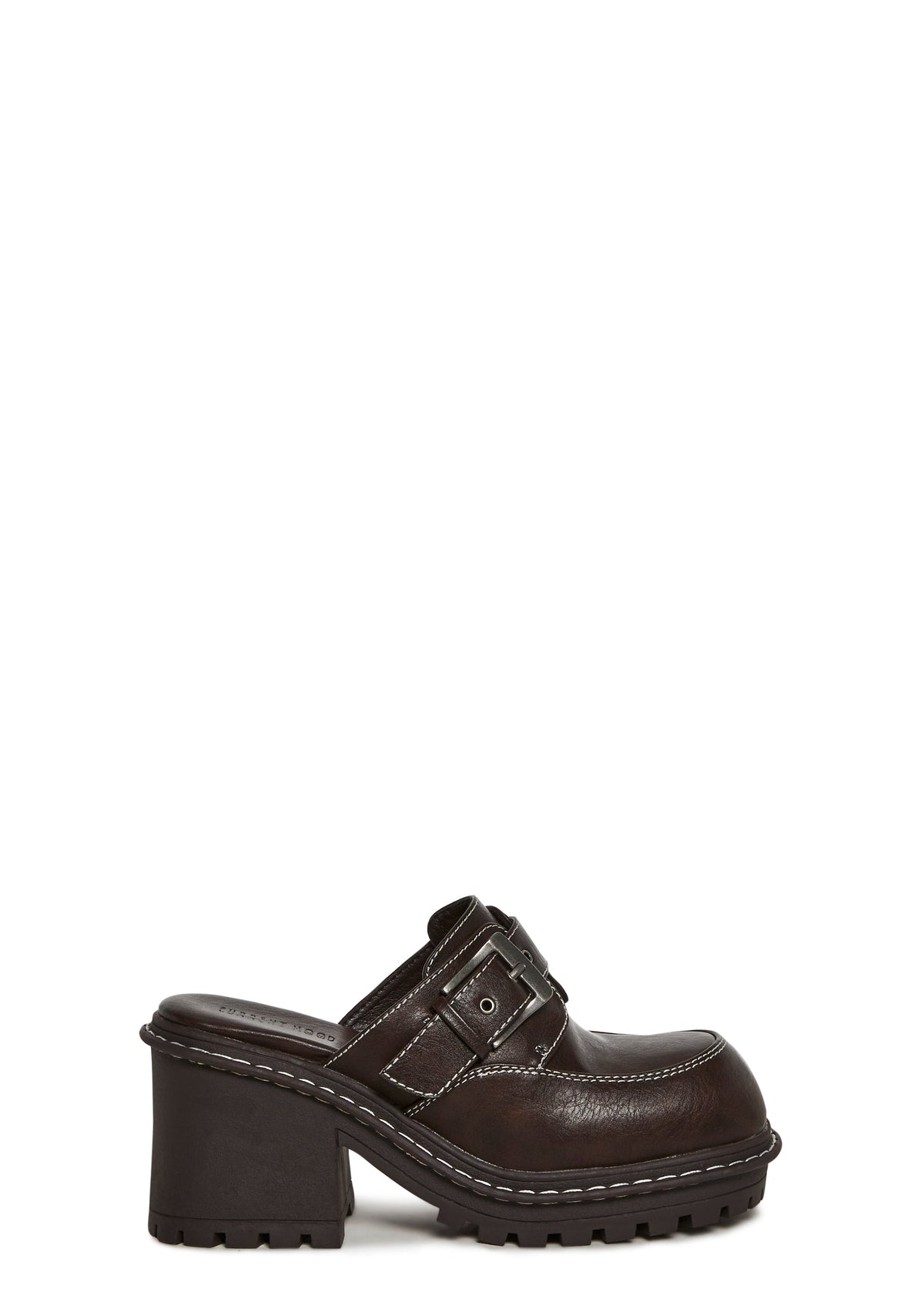 Campus Buckle Platform Mule