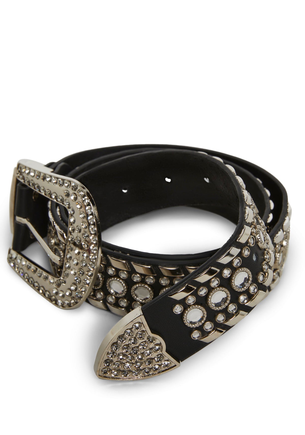Crystal studded belt