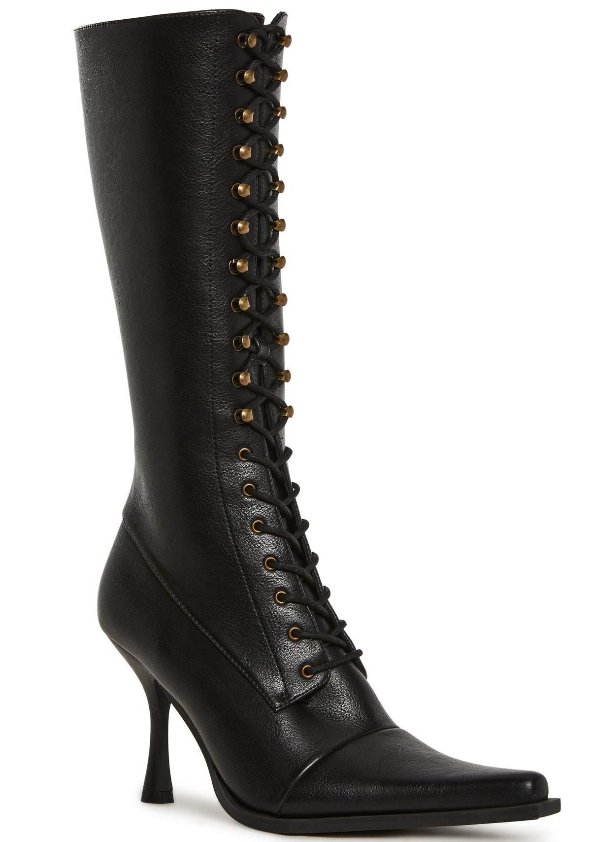 Tricks And Trials Lace Up Boots - Black
