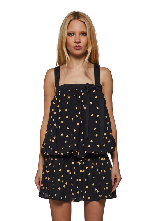 Mimi Drop Waist Bubble Mini Dress