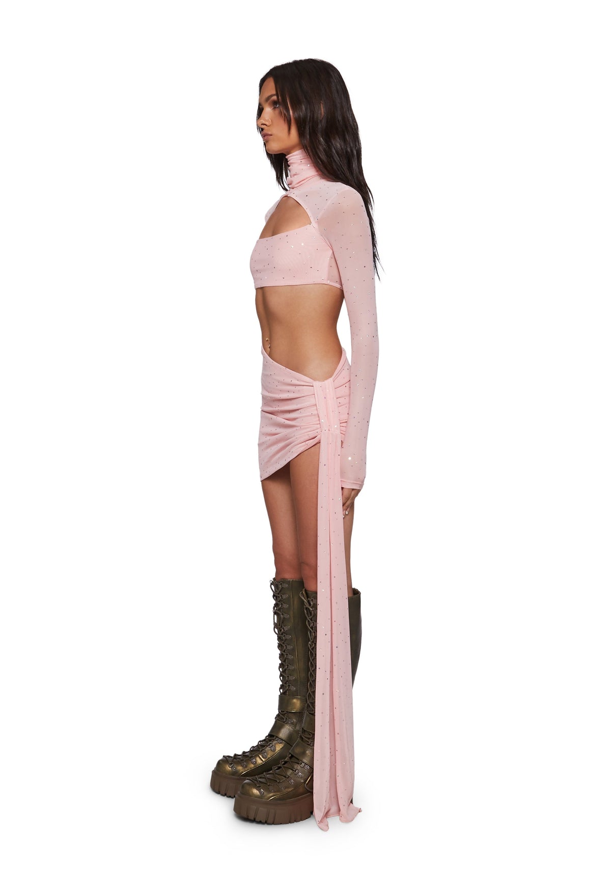 Dreamland Dancer Bodycon Dress - Pink
