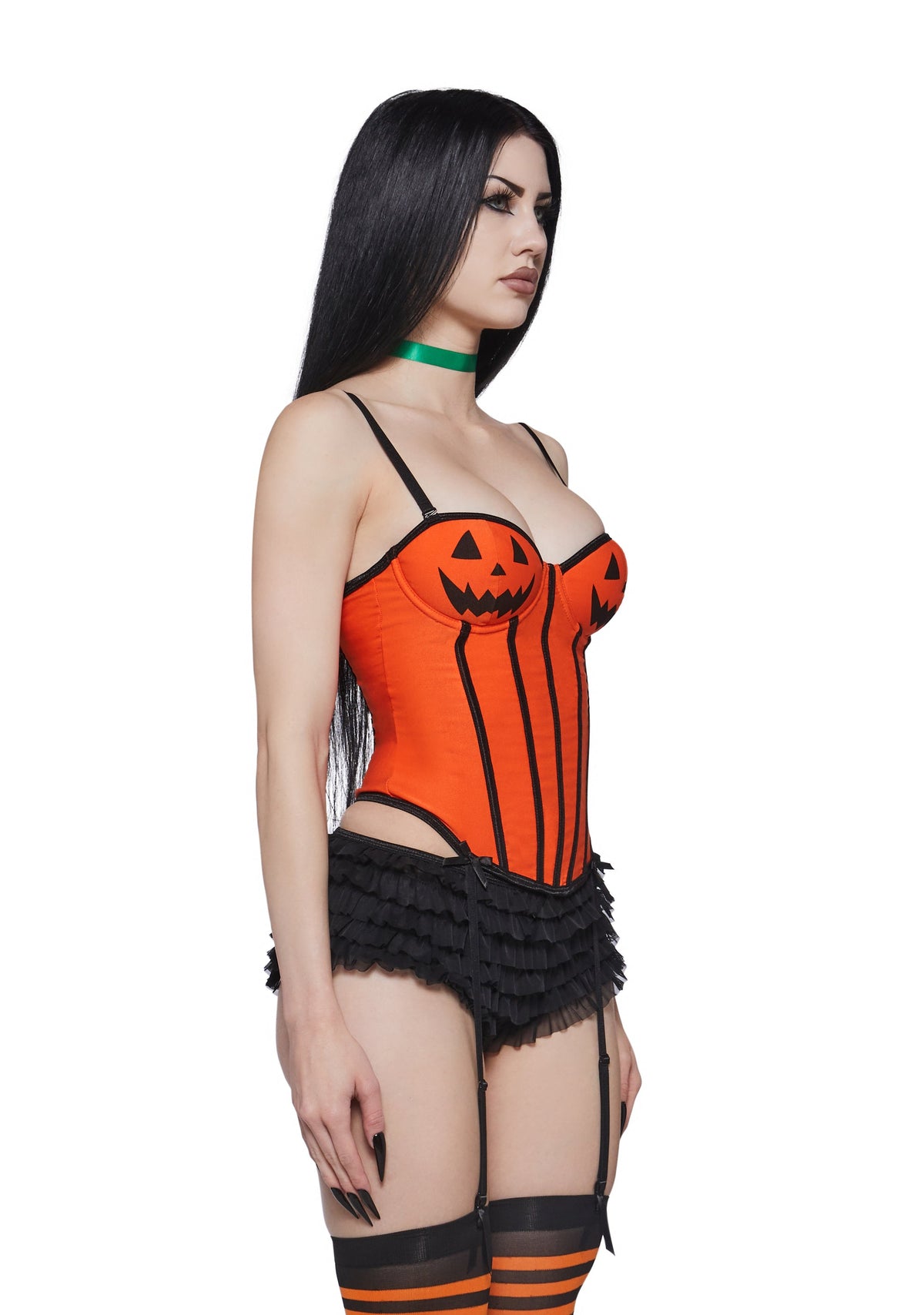 Sexy Pumpkin Corset Costume
