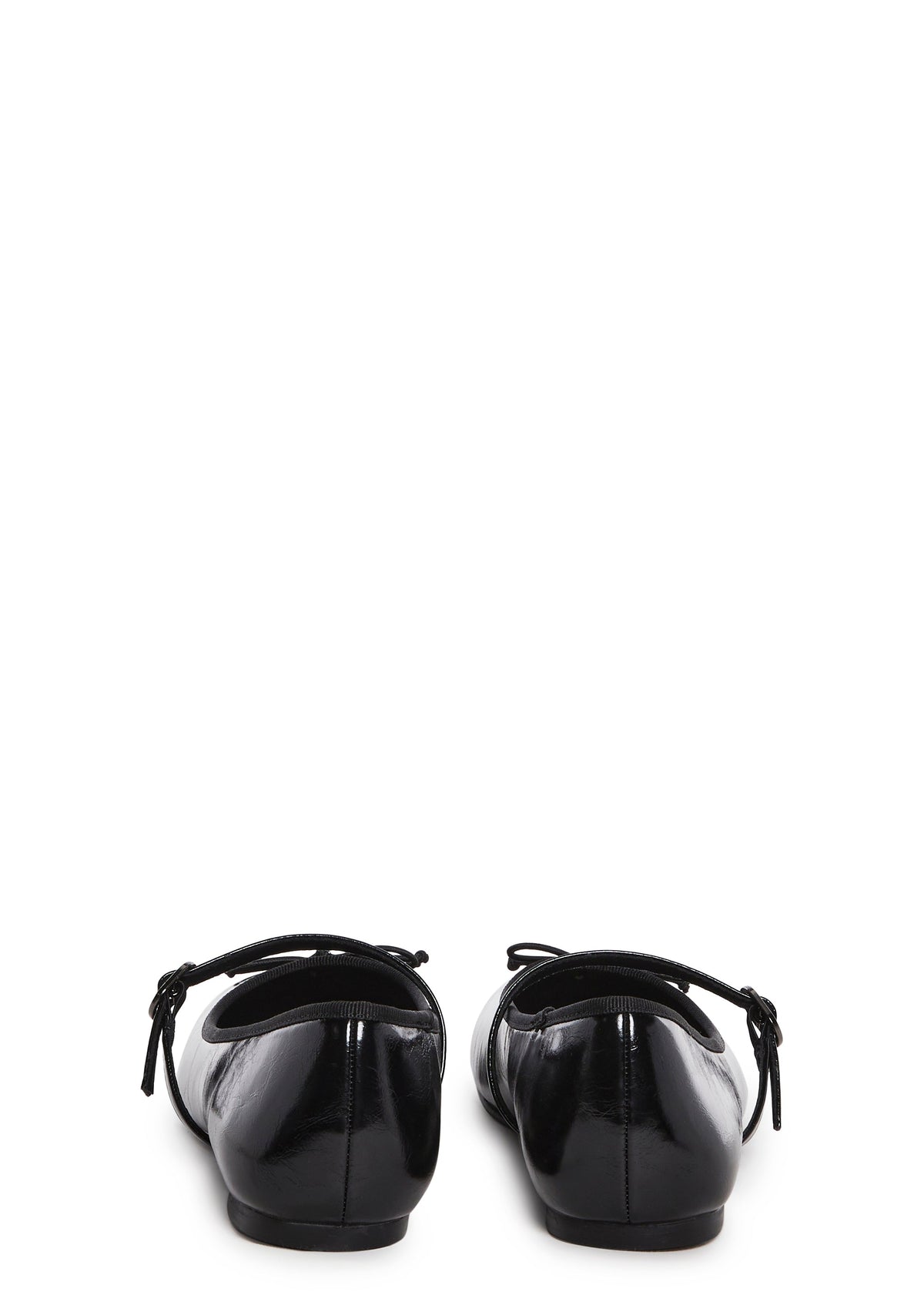 Woven Love Ballet Flats - Black