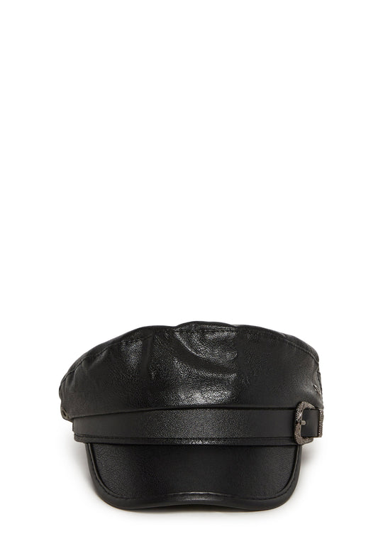 Buckle Biker Hat