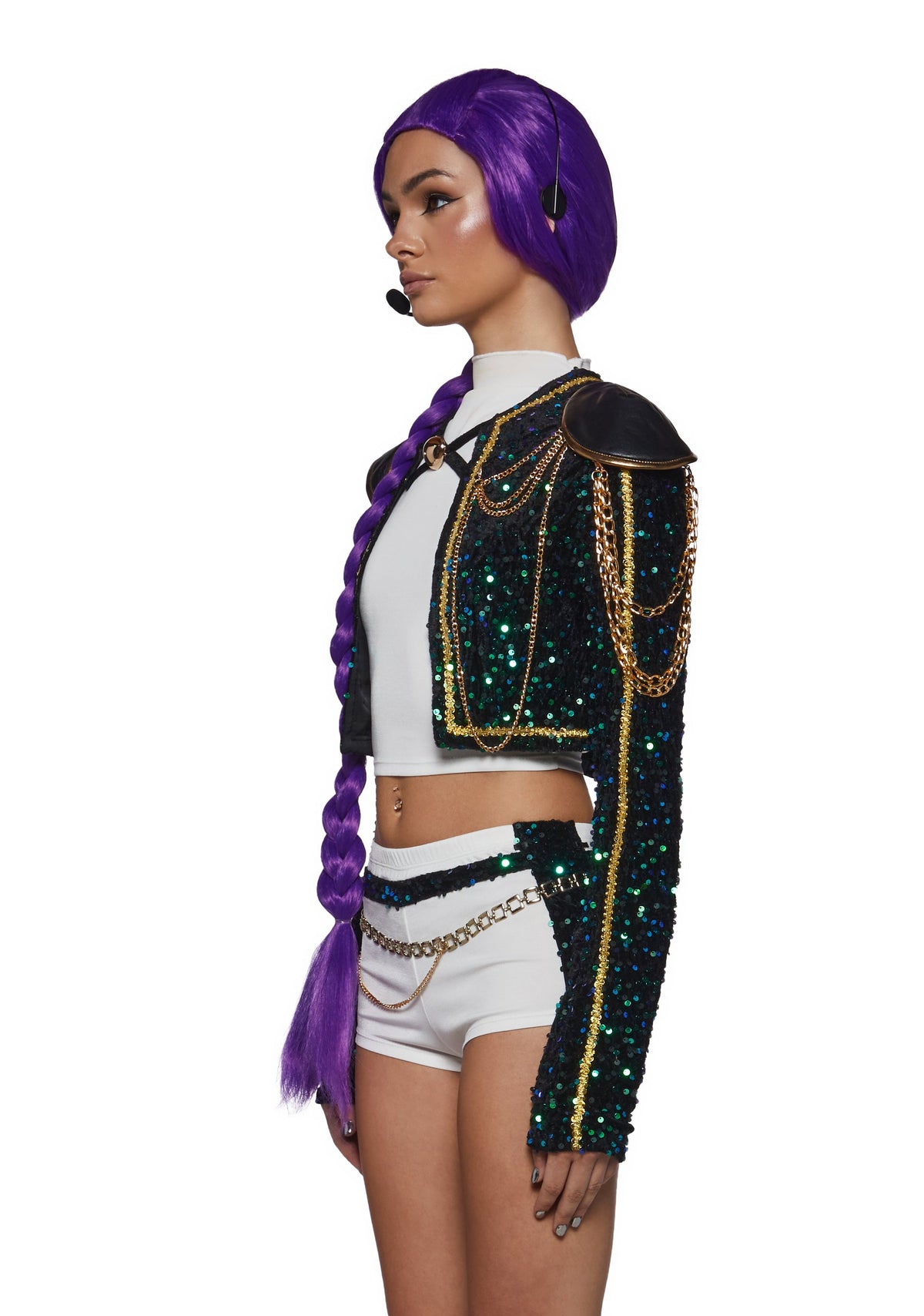 K Pop Star Hunter Costume with Mic