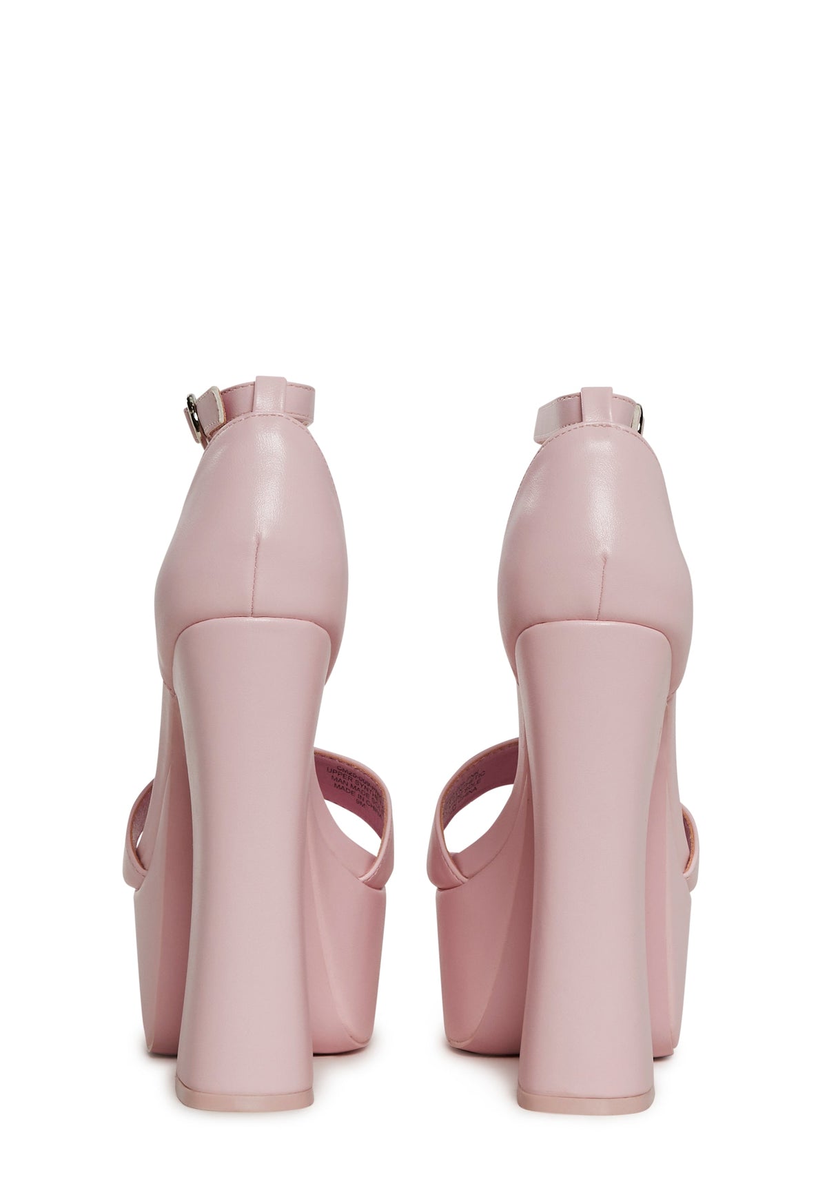 Holy Revelation Pure Platform Heels - Pink