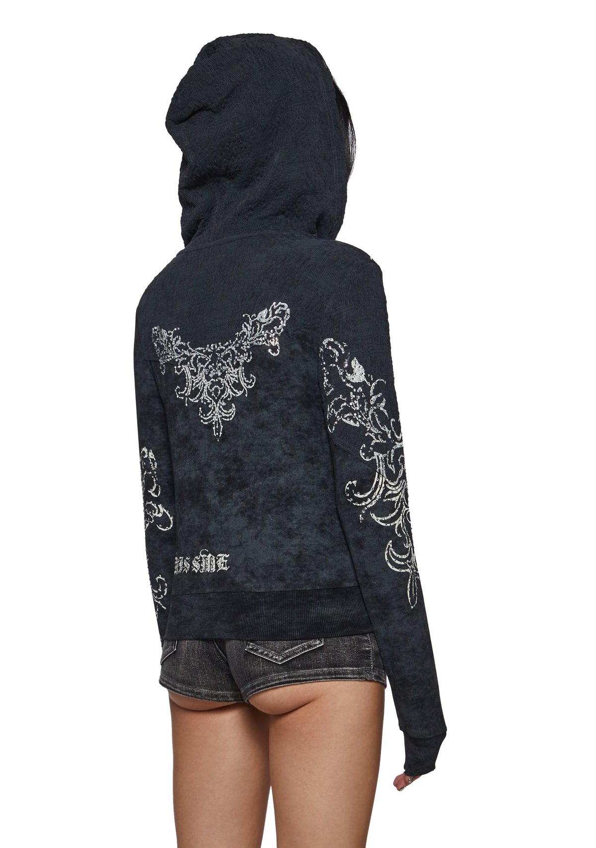 Elix Ornate Jacket - Black