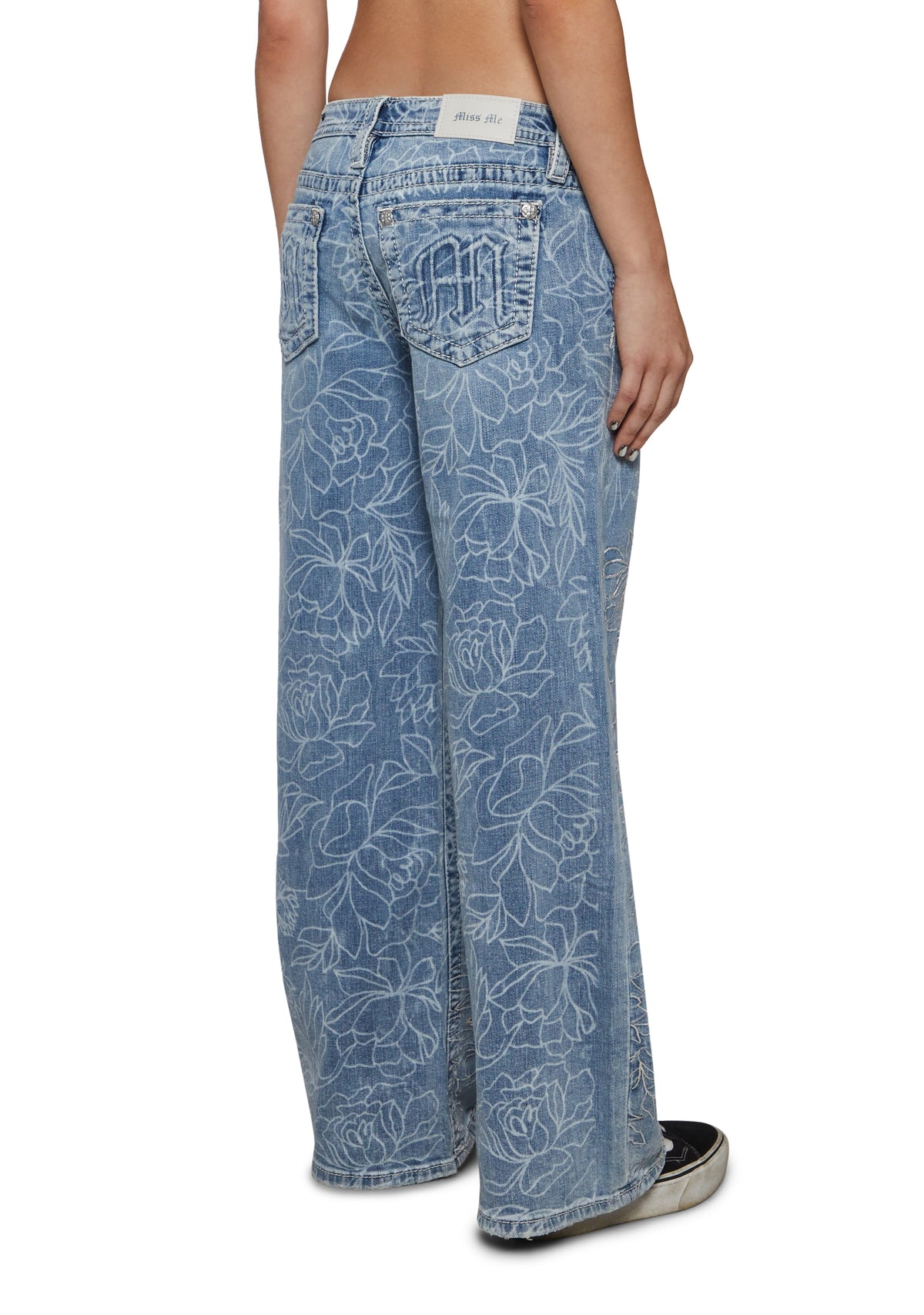 Peony Wide Leg Jeans Light Wash