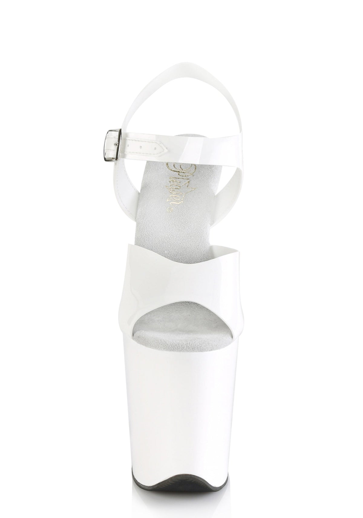 Flamingo-808 Platform Ankle Straps Sandals-White