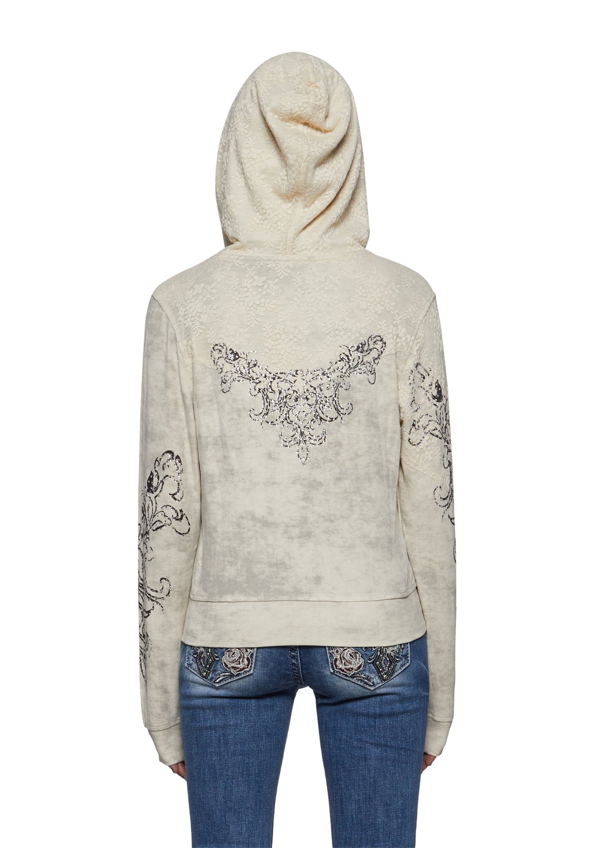 Elix Ornate Jacket - Off White