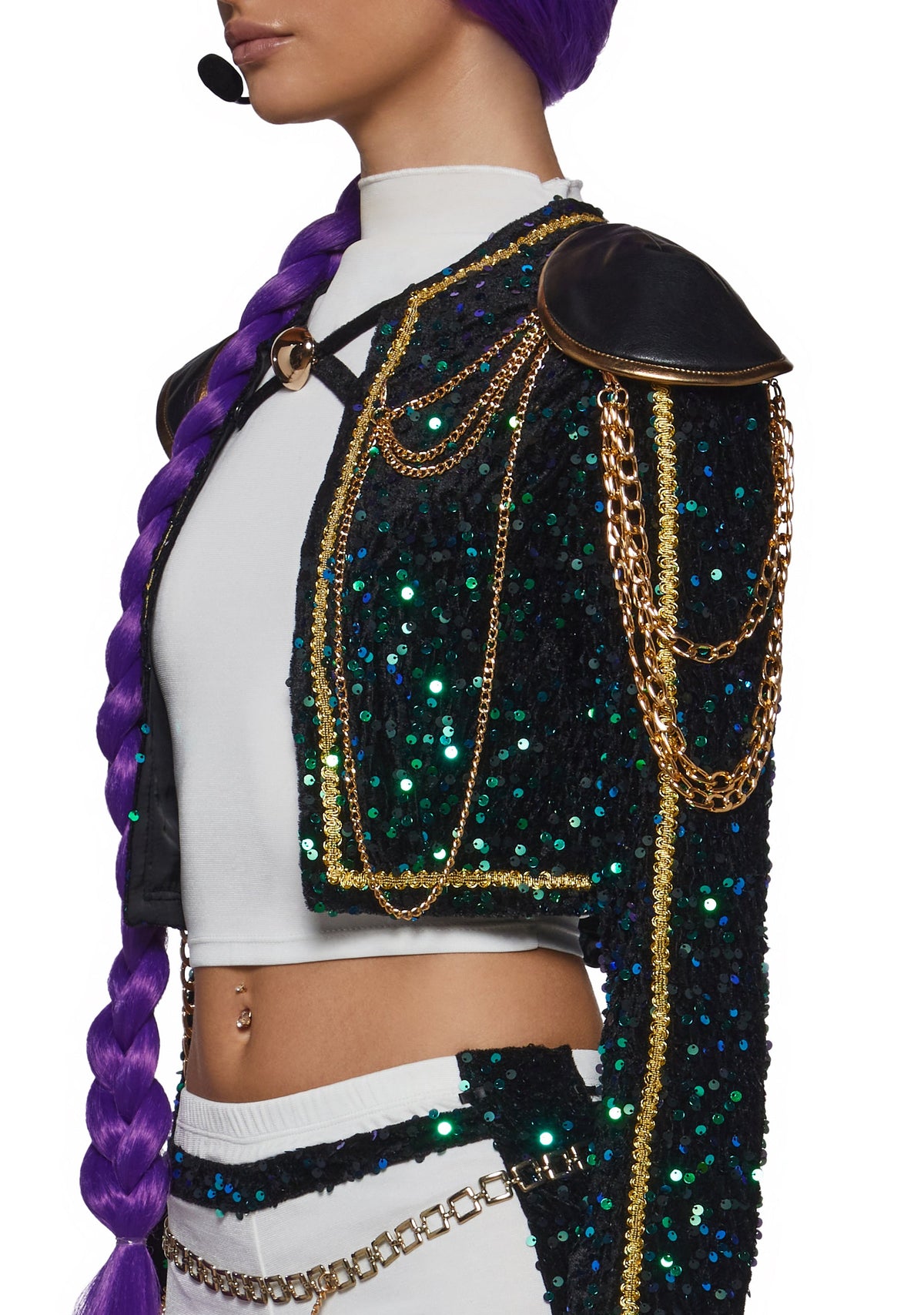 K Pop Star Hunter Costume with Mic