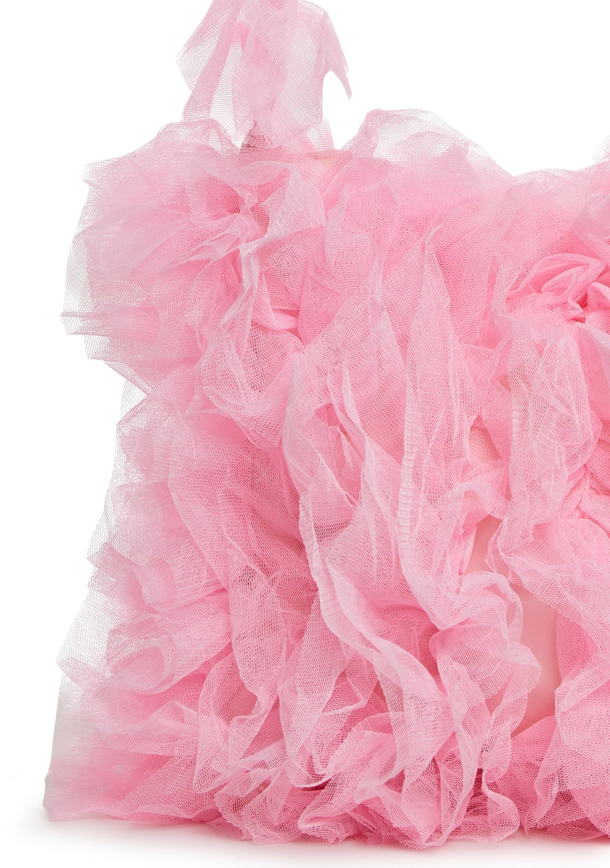 Sentimental Beauty Ruffled Shoulder Bag