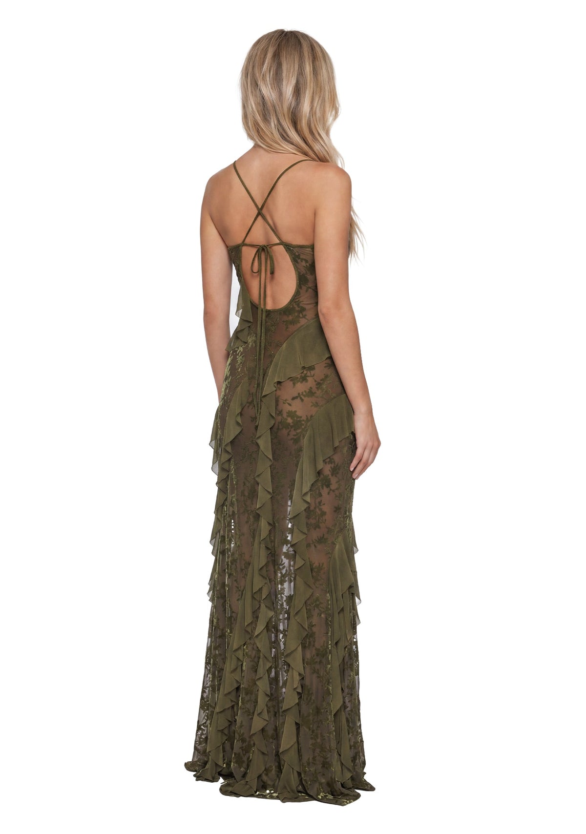 Rebel Mon Amour Maxi Dress - Velvet Green